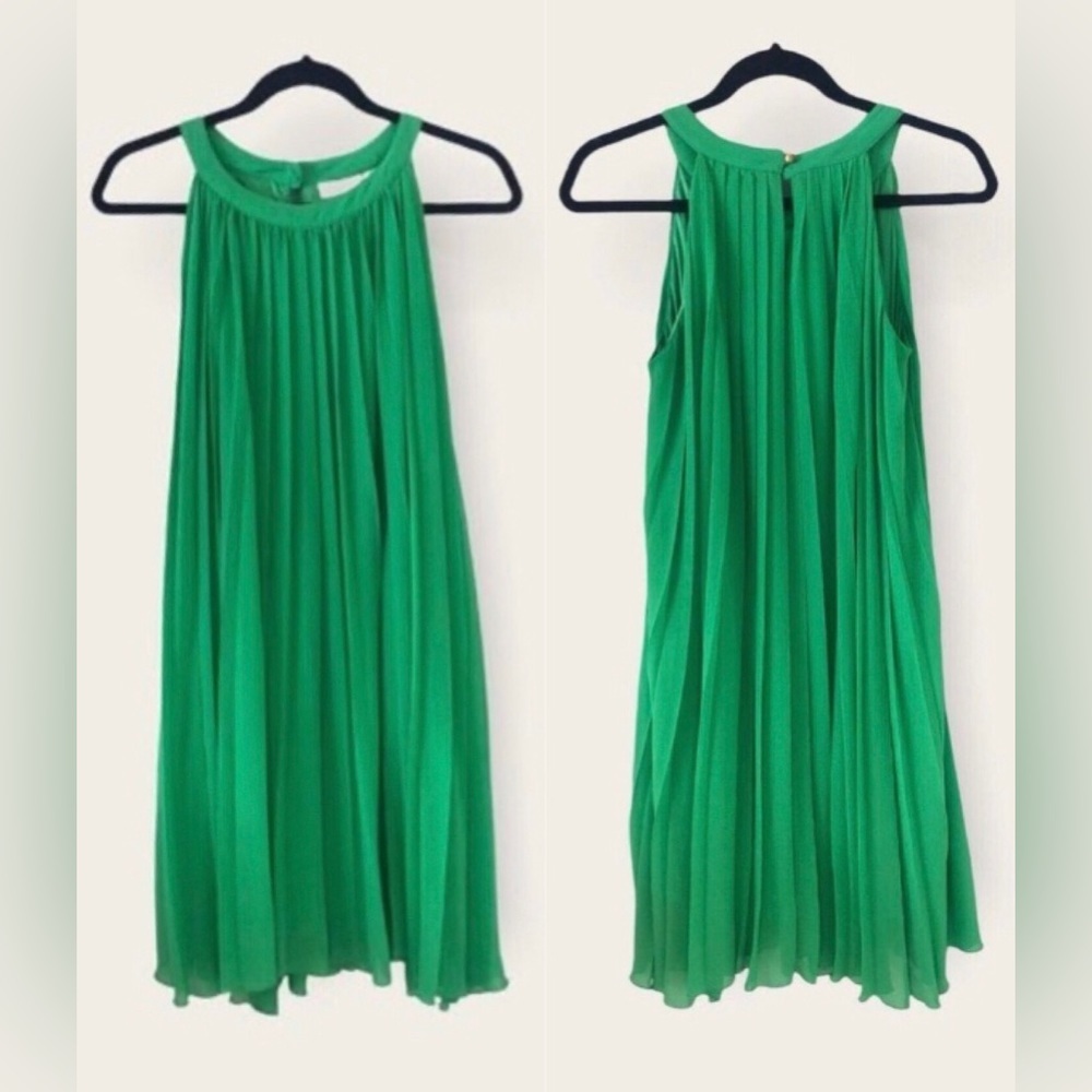 New York And Company Halter Neck Pleated Mini Dress Size S​​​